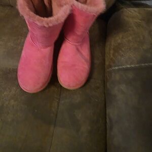 UGG Pink Winter Boots